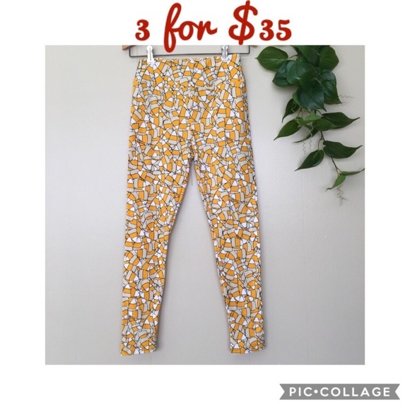 LuLaRoe Pants - Lularoe Candy Corn Print Leggings